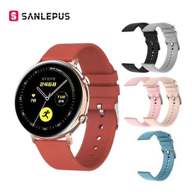 SANLEPUS ECG PPG Smart Watch With Dial Calls 2021 New Men Women Smartwatch Blood Pressure Monitor For Android Samsung Apple
