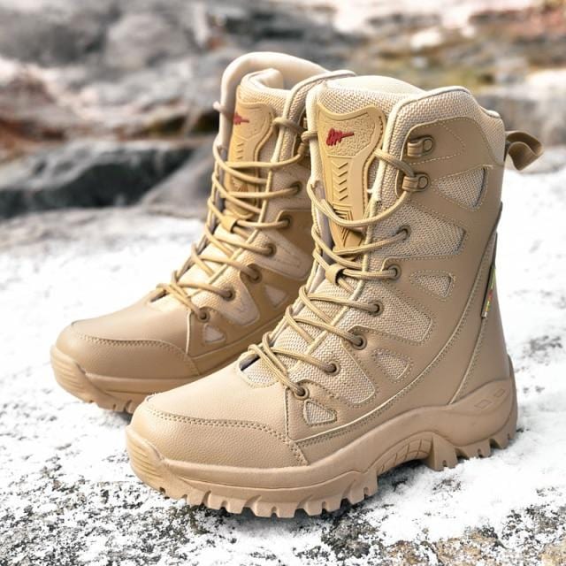 Men's Waterproof Breathable Leather Boots