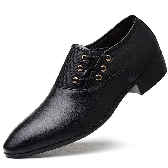 Men's Italian Leather Office Loafer Dress Shoes Large Size
