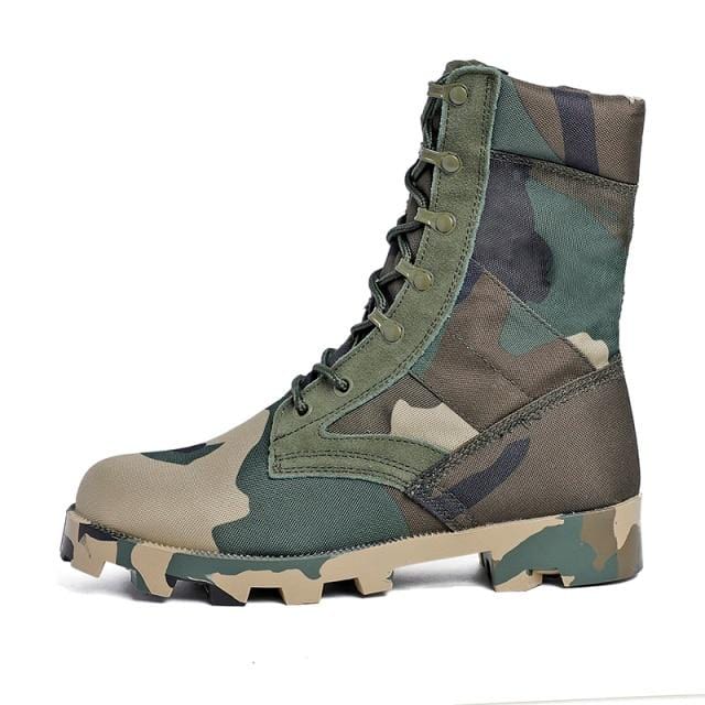 Men's Military Tactical Combat Ankle Work Boots
