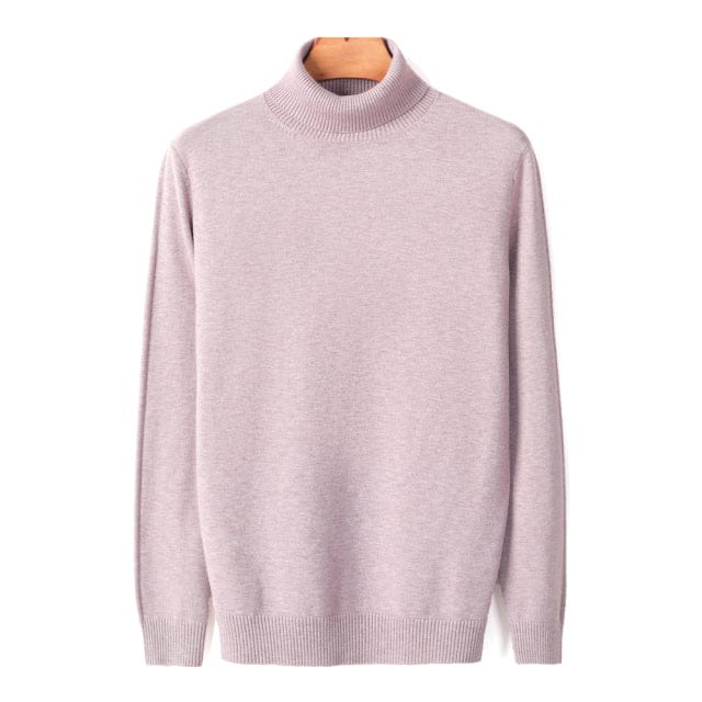 Men's Thick Turtleneck Casual Pullover Sweater