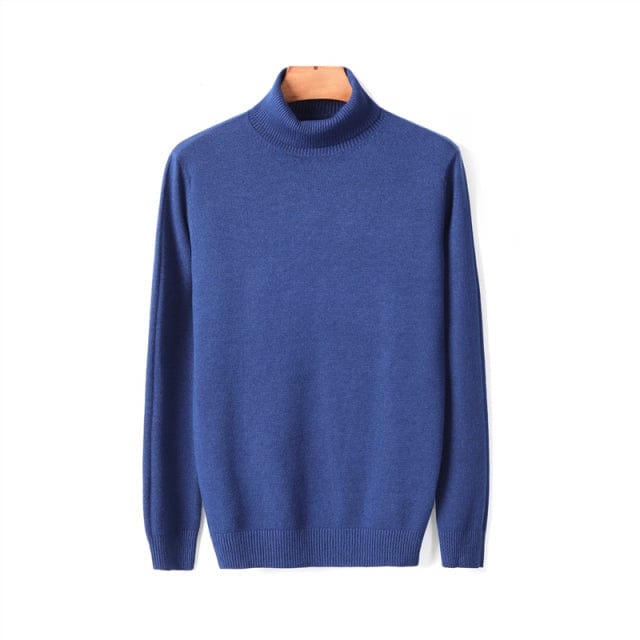 Men's Thick Turtleneck Casual Pullover Sweater