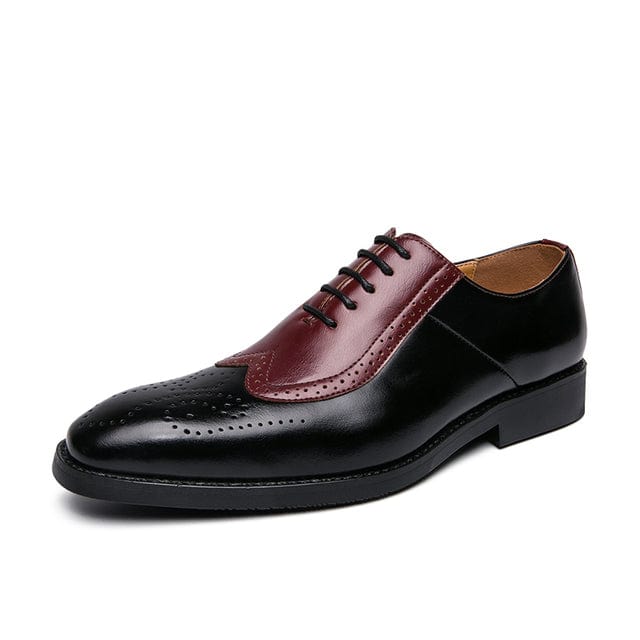 Men's Bullock Wedding Lace-Up Derby Leather Oxford Shoes