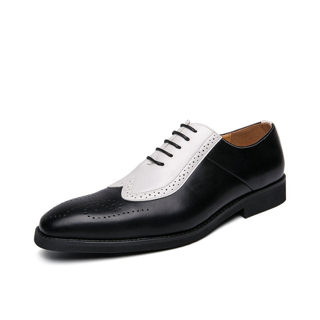 Men's Bullock Wedding Lace-Up Derby Leather Oxford Shoes