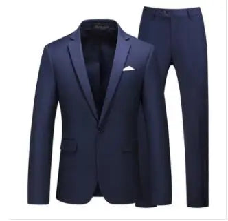 Men's 2-Piece Wedding Suit — Slim Fit Jacket & Pants