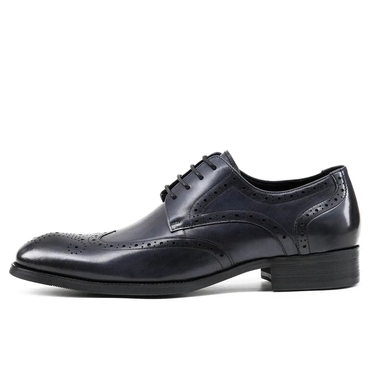 Men's Multi-Color Breathable Leather Wedding Brogue Shoes
