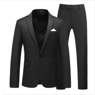 Men's 2-Piece Wedding Suit — Slim Fit Jacket & Pants