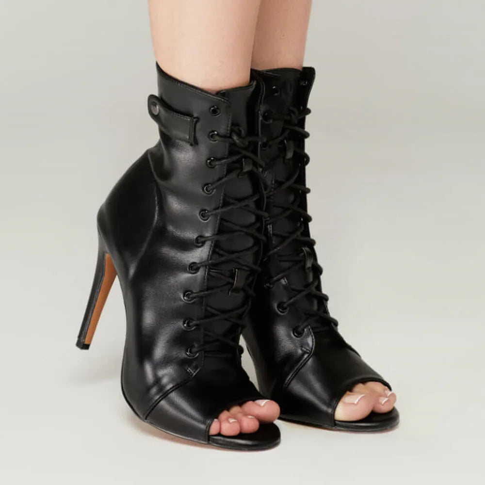 Women's Stiletto Party Boots, Latin Ballroom Dance Heels