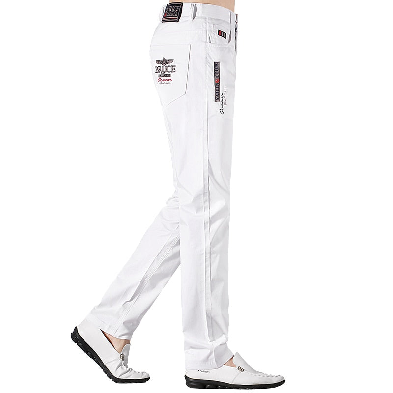 Men's Cotton Stretch Straight Casual Pants 2026