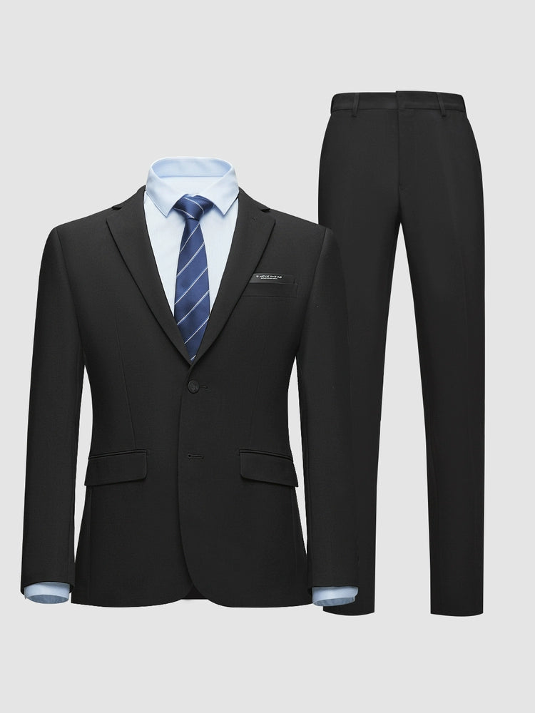 Men's Business Autumn Elastic Waist Suit