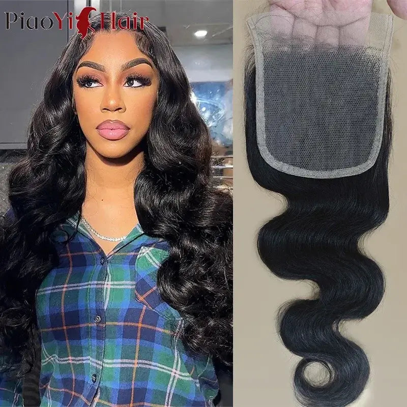 Body Wave 13x6 13X4 HD Lace Frontal Brazilian Human Hair Preplucked 4x4 5x5 Transparent Lace 2x6 Hd Lace Closure Human Hair model and lace closure.