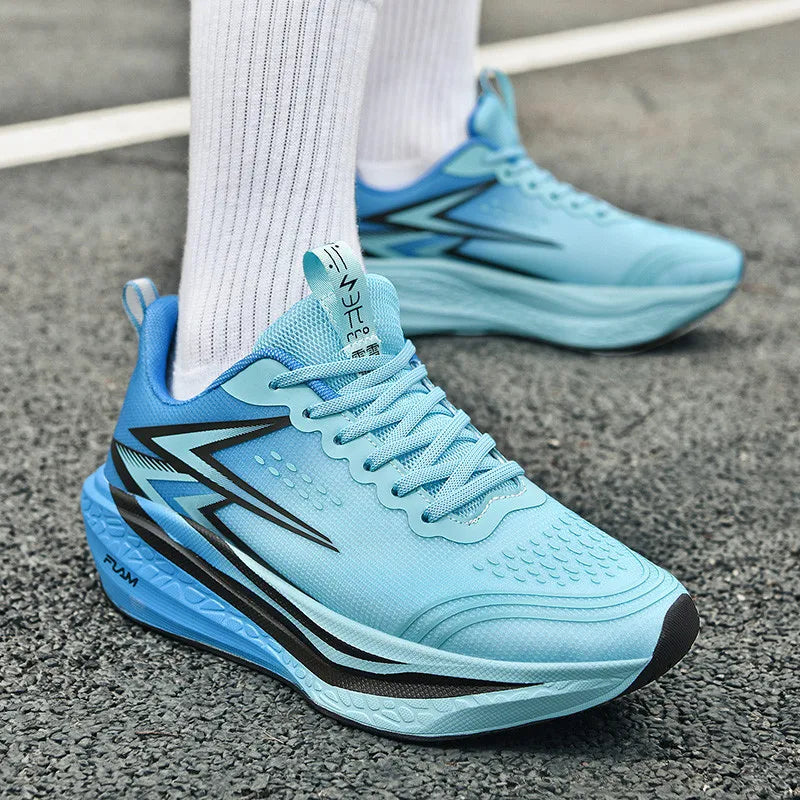 Men's Lightweight Breathable Carbon-Board Marathon Running Shoes