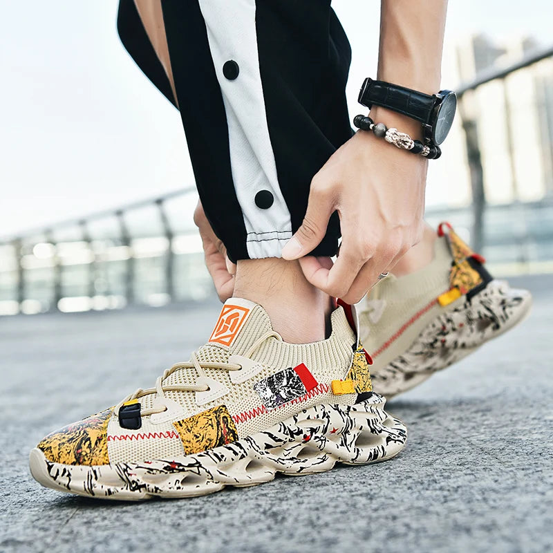 Men's Breathable Casual Trainer Running Sneakers