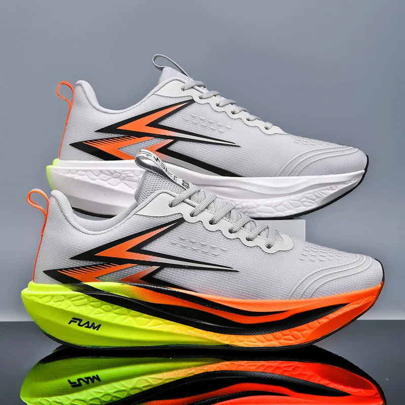 Men's Lightweight Breathable Carbon-Board Marathon Running Shoes