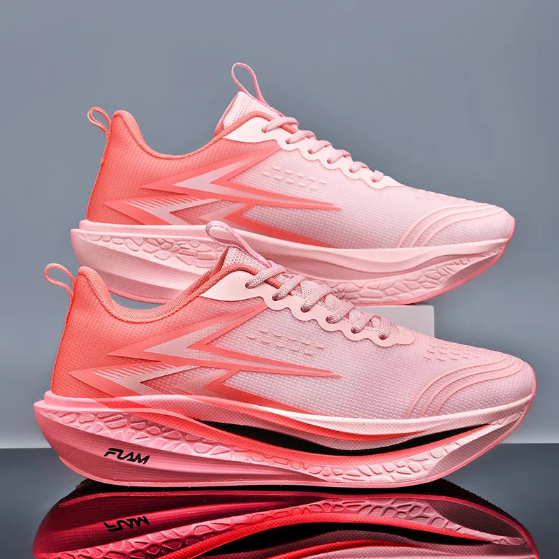 Men's Lightweight Breathable Carbon-Board Marathon Running Shoes