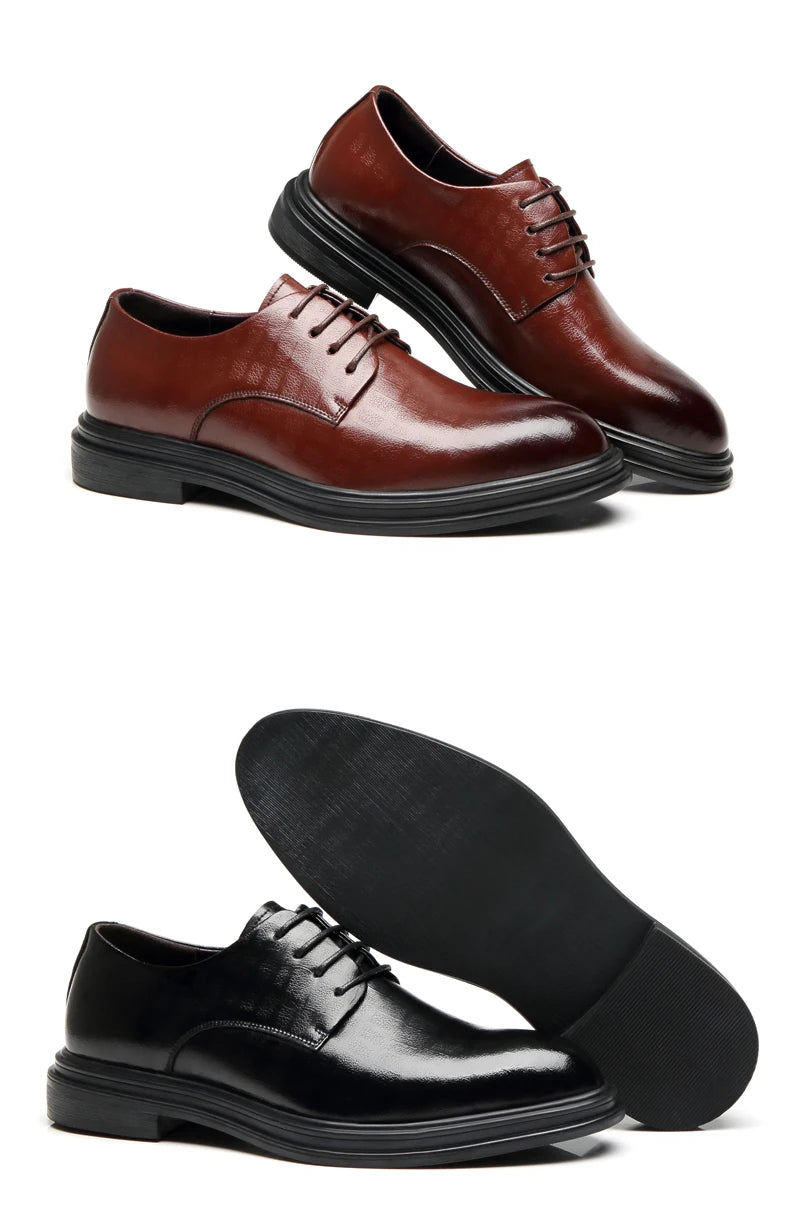 Men's Elevator Oxford Dress Shoes 3/6/8 cm Height