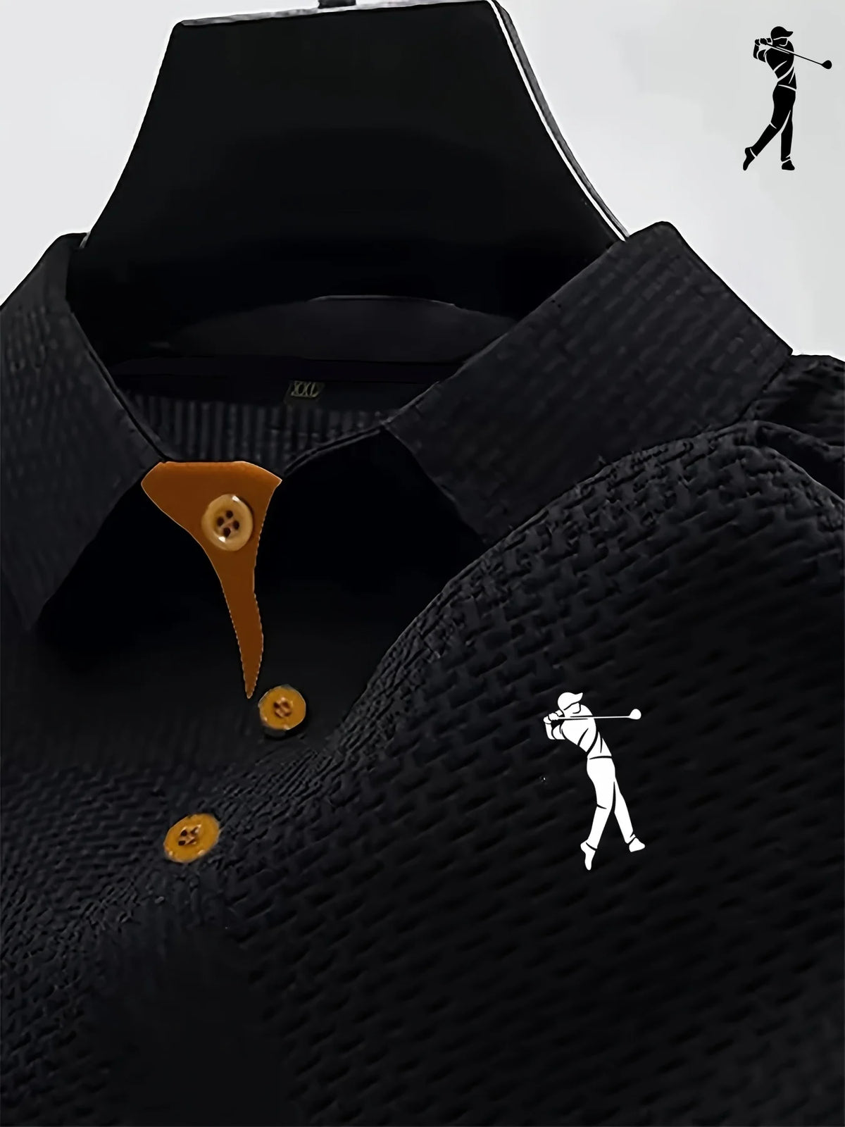 Men's Short-Sleeve Casual Polo Shirt, Everyday Leisure Top