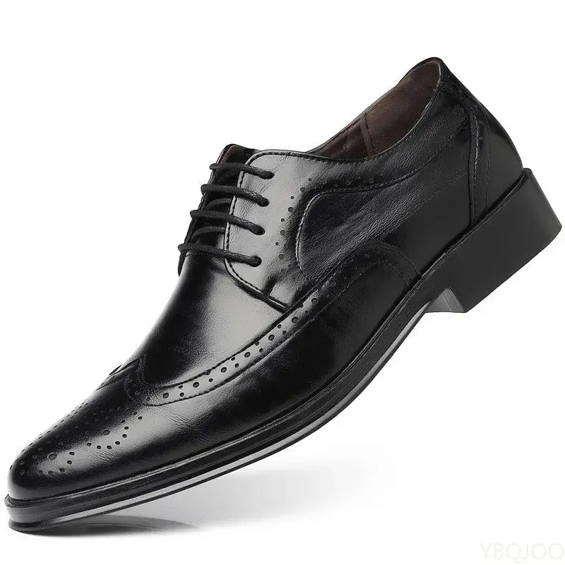 Men's Large Size Pointed Comfort Office Wedding Shoes