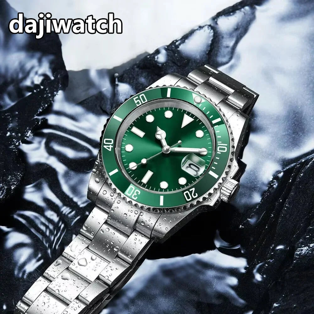 Men's Custom Logo NH35 Automatic Dive Watch Sapphire Ceramic Bezel