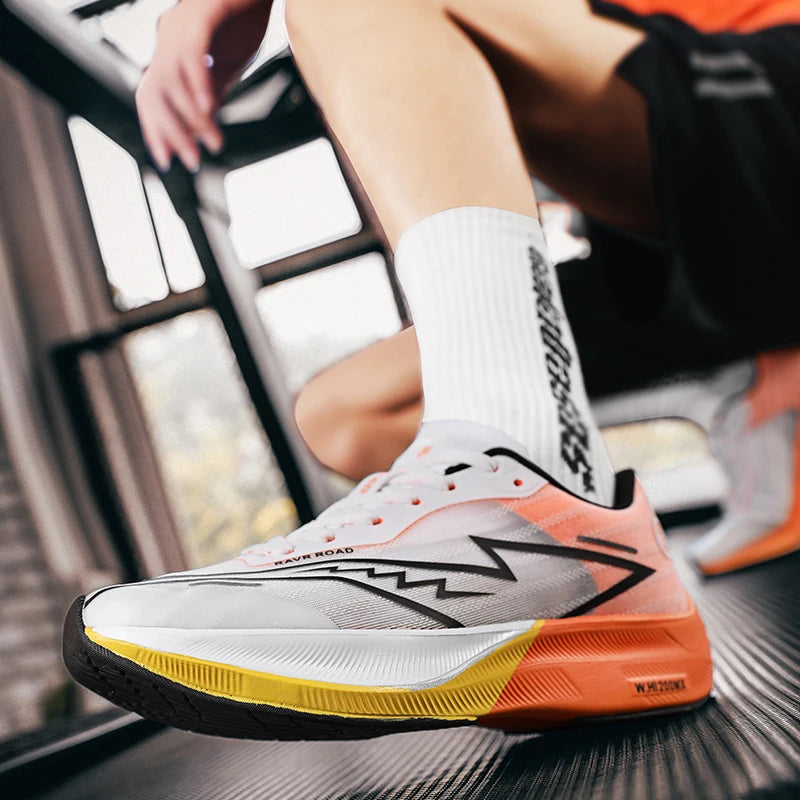 Men's Carbon Plate Shock-Absorbing Marathon Racing Running Shoes