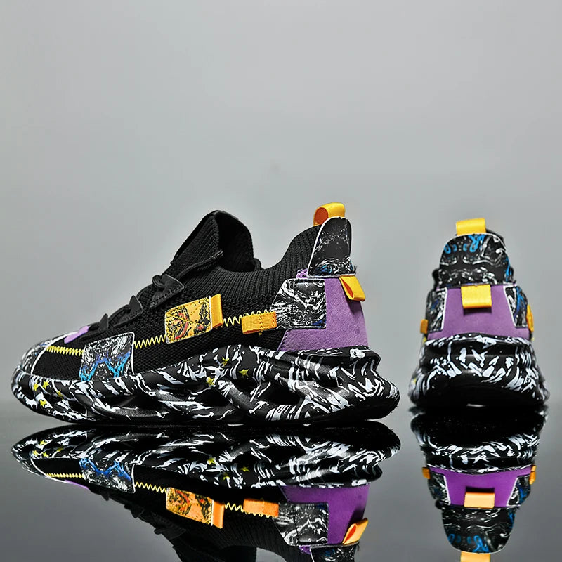 Men's Breathable Casual Trainer Running Sneakers