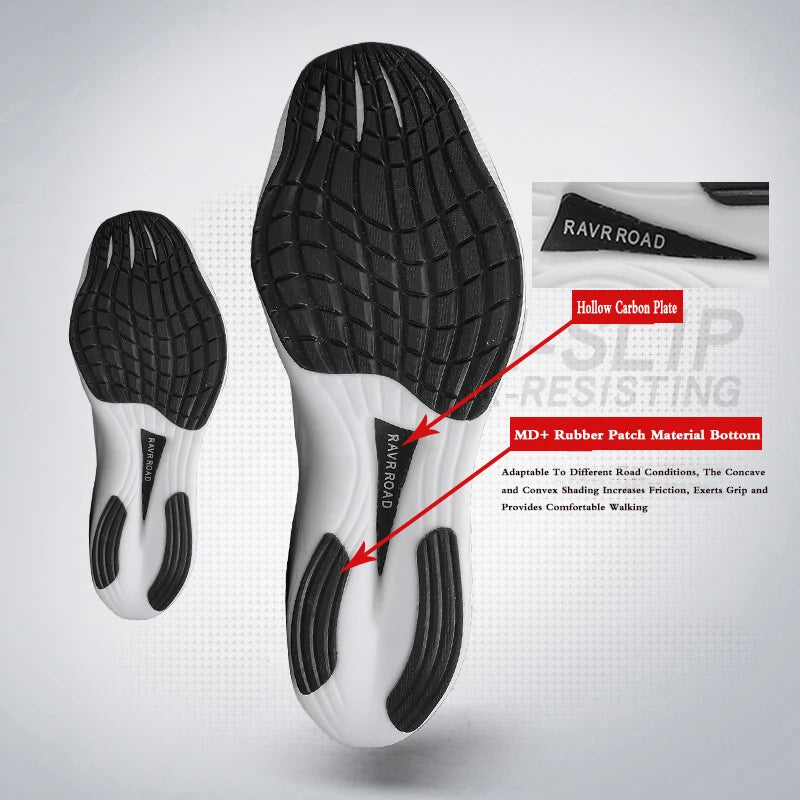 Men's Carbon Plate Shock-Absorbing Marathon Racing Running Shoes