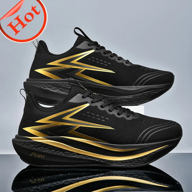 Men's Lightweight Breathable Carbon-Board Marathon Running Shoes