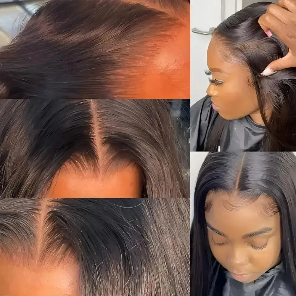 Straight 13x6 Lace Frontal Only 360 Lace Brazilian Virgin Human Hair 2x6 Lace Closure 4x4 5x5 Transparent Swiss Lace Closure on display.