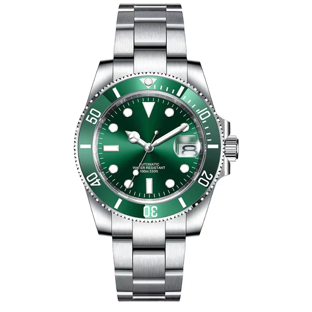 Men's Custom Logo NH35 Automatic Dive Watch Sapphire Ceramic Bezel