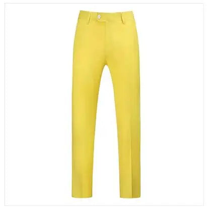 Men's Flat-Front Formal Suit Pants