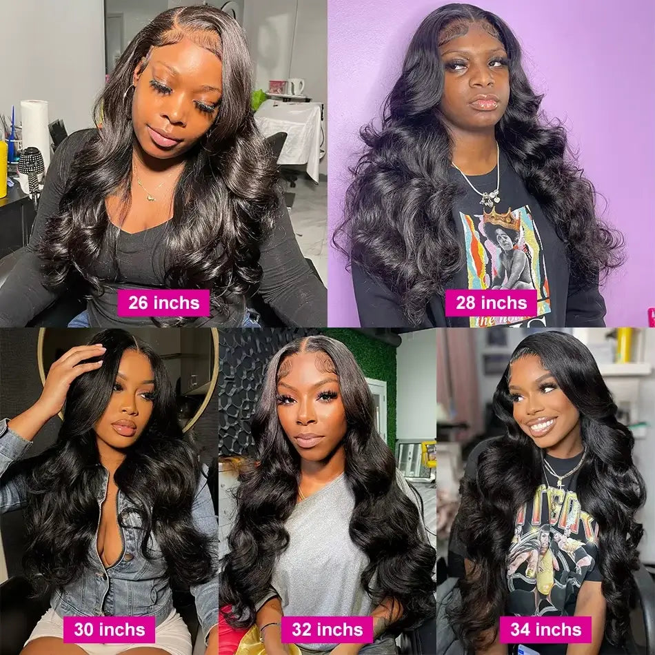 28 30 Inch Body Wave 100% Human Hair Bundles 16A Raw Virgin Brazilian Hair Weaving Bundle Unprocessed Remy Hair Extensions 1 3 4 Pcs Natural Black Color Pure Weave Bundles display