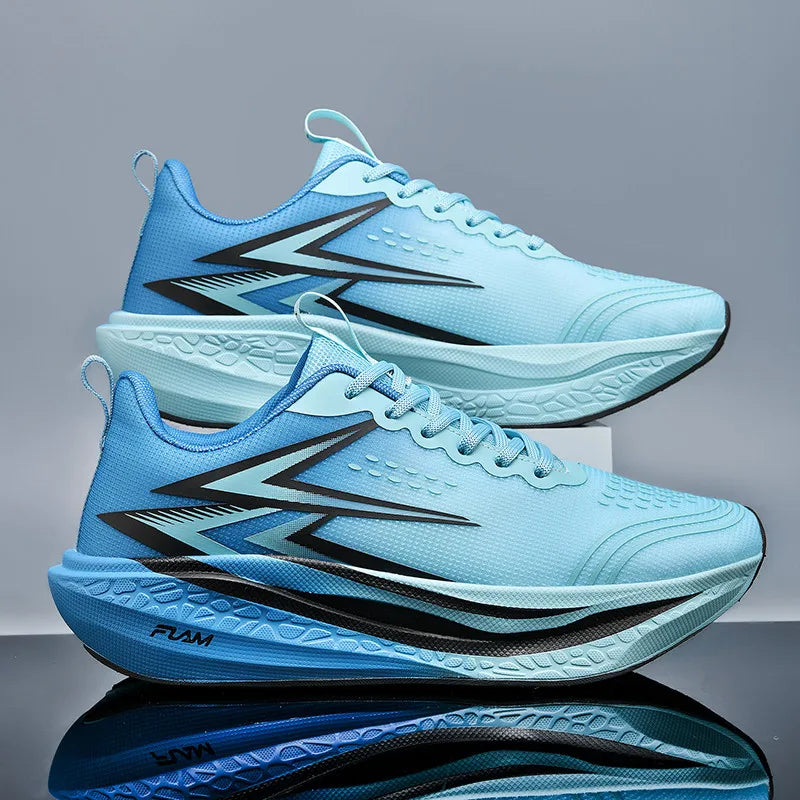 Men's Lightweight Breathable Carbon-Board Marathon Running Shoes