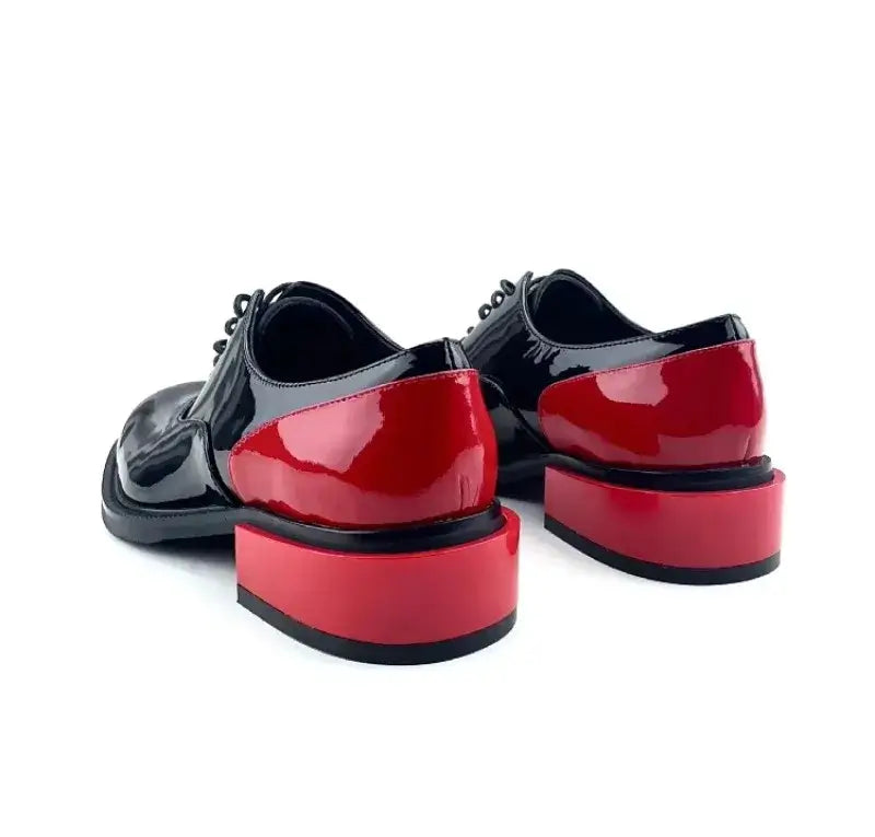 Men's Genuine Leather Lace-Up Derby Dress Shoes