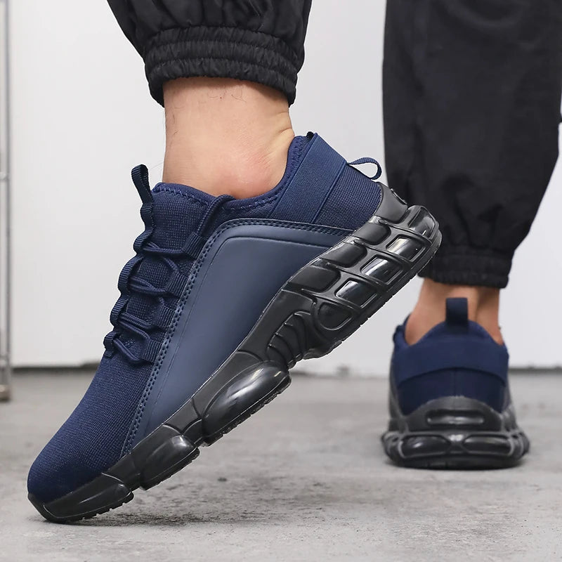 Men's Mesh Lightweight Platform Running Walking Basketball Shoes