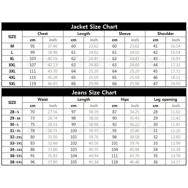 Spring Autumn Men's Denim Suit Loose Fit Plus Size Trendy Two-Piece Student Versatile Outerwear Casual Jacket