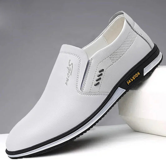 Men's Leather Loafer Driving Moccasin Dress Shoes