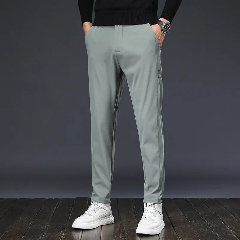 Men's Stretch Golf Pants Casual Breathable Trousers