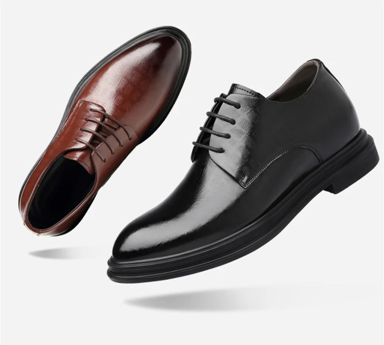 Men's Elevator Oxford Dress Shoes 3/6/8 cm Height