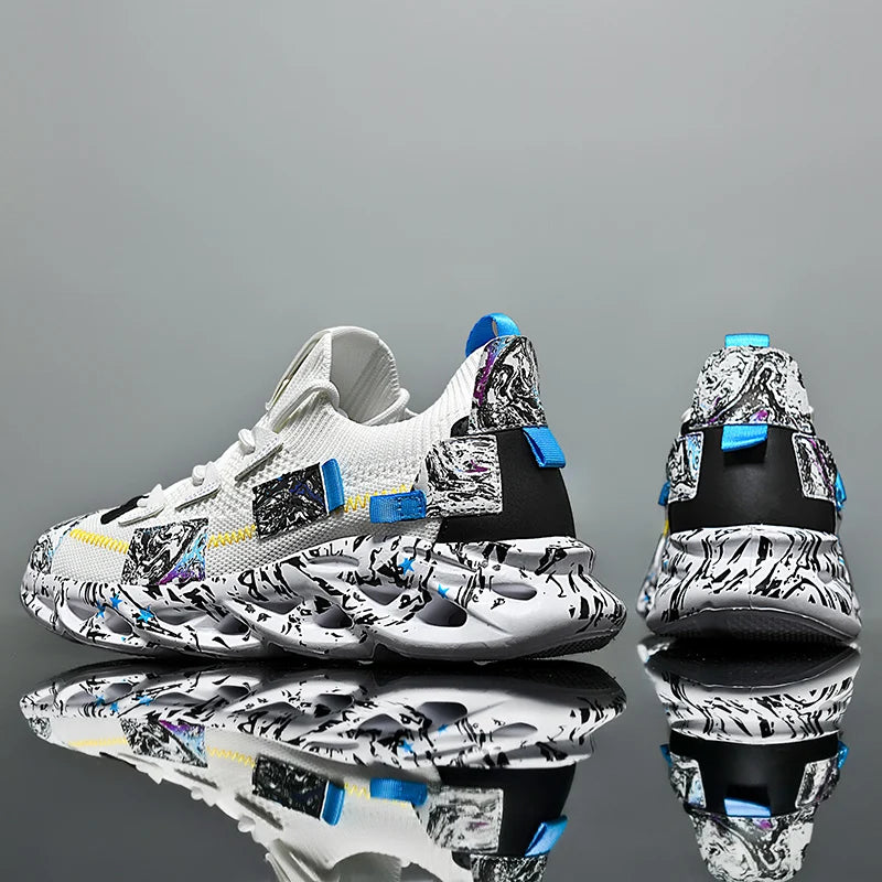 Men's Breathable Casual Trainer Running Sneakers