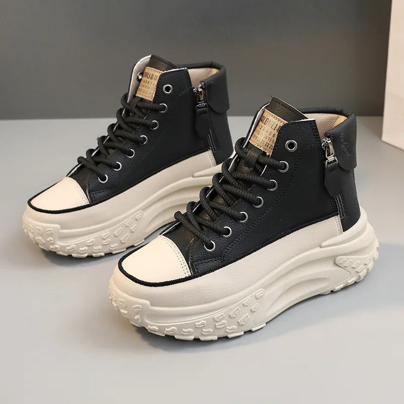 Women's High Top Platform Casual Running Sneaker Boots