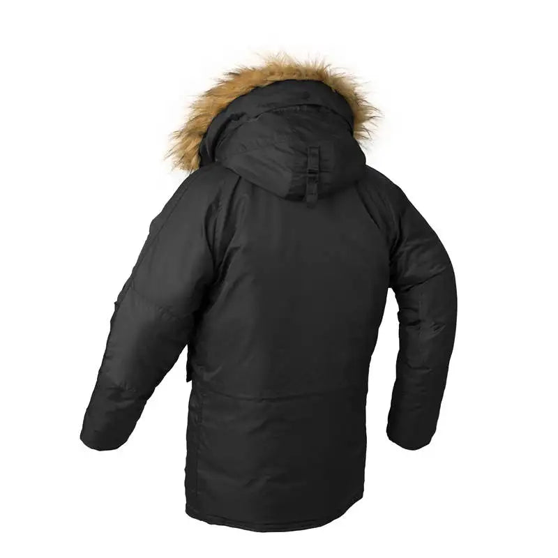 Men's Winter N3B USAF Waterproof Fur-Hood Parka, Tactical Bomber