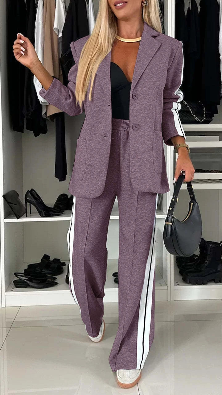 Women's 2-Piece Office Blazer and Pants Set