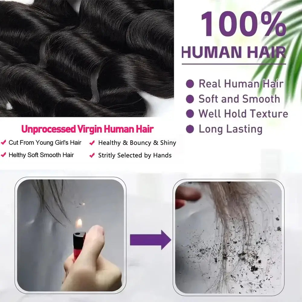 28 30 Inch Body Wave 100% Human Hair Bundles 16A Raw Virgin Brazilian Hair Weaving Bundle Unprocessed Remy Hair Extensions 1 3 4 Pcs Natural Black Color