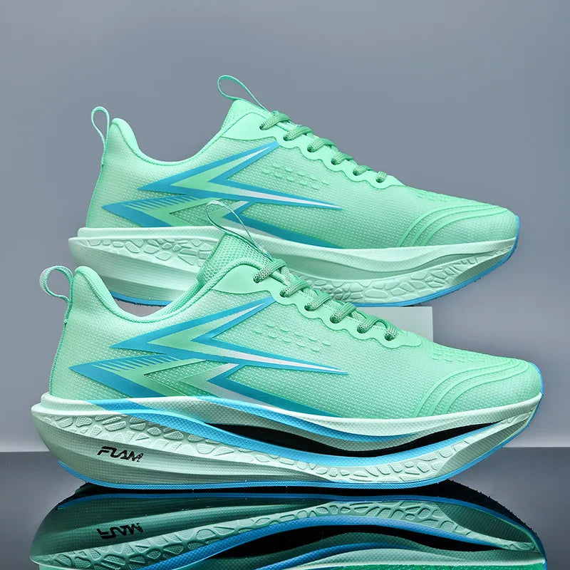 Men's Lightweight Breathable Carbon-Board Marathon Running Shoes