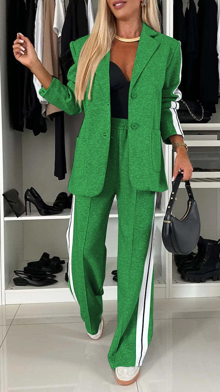 Women's 2-Piece Office Blazer and Pants Set