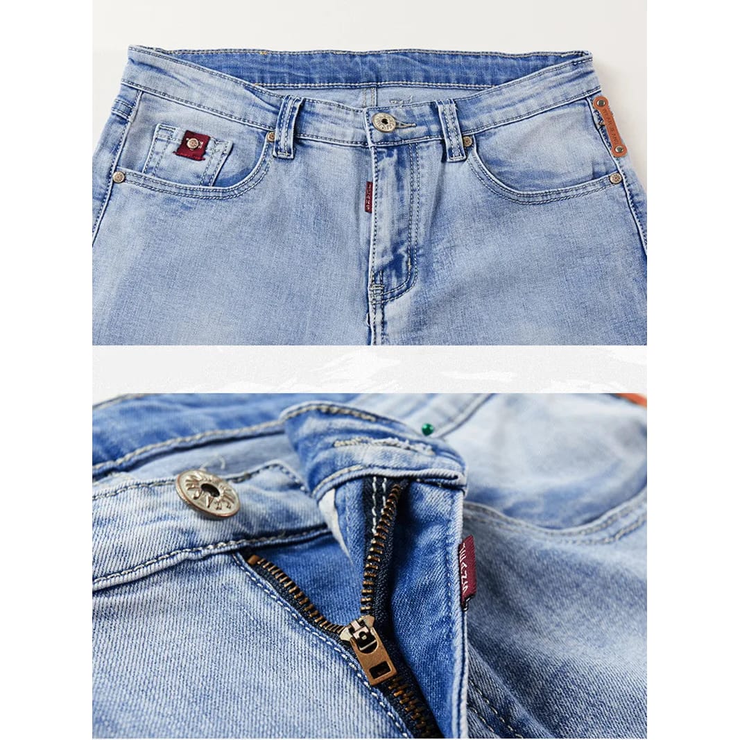 Spring Autumn Men's Denim Suit Loose Fit Plus Size Trendy Two-Piece Student Versatile Outerwear Casual Jacket