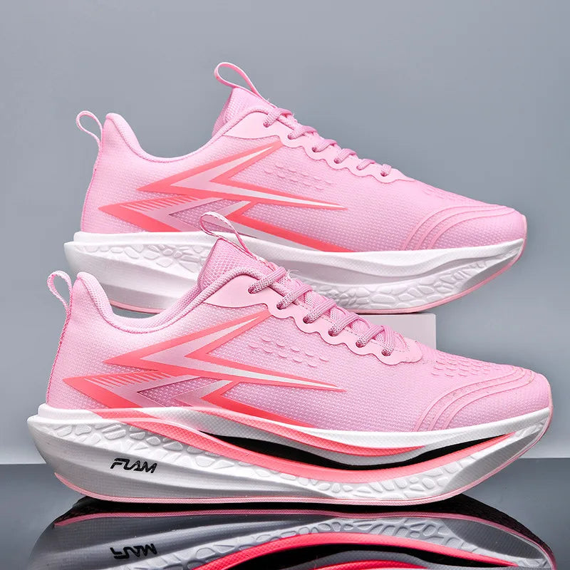 Men's Lightweight Breathable Carbon-Board Marathon Running Shoes
