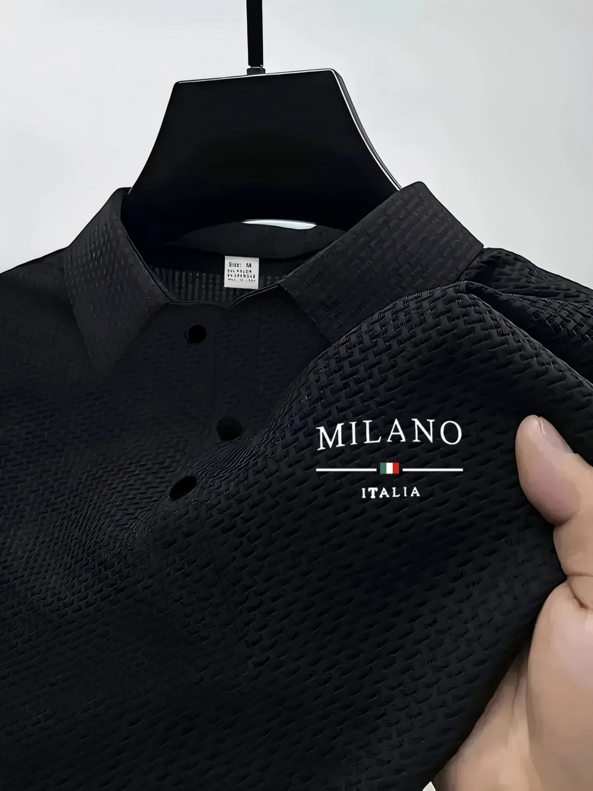 Men's Short-Sleeve Casual Polo Shirt, Everyday Leisure Top
