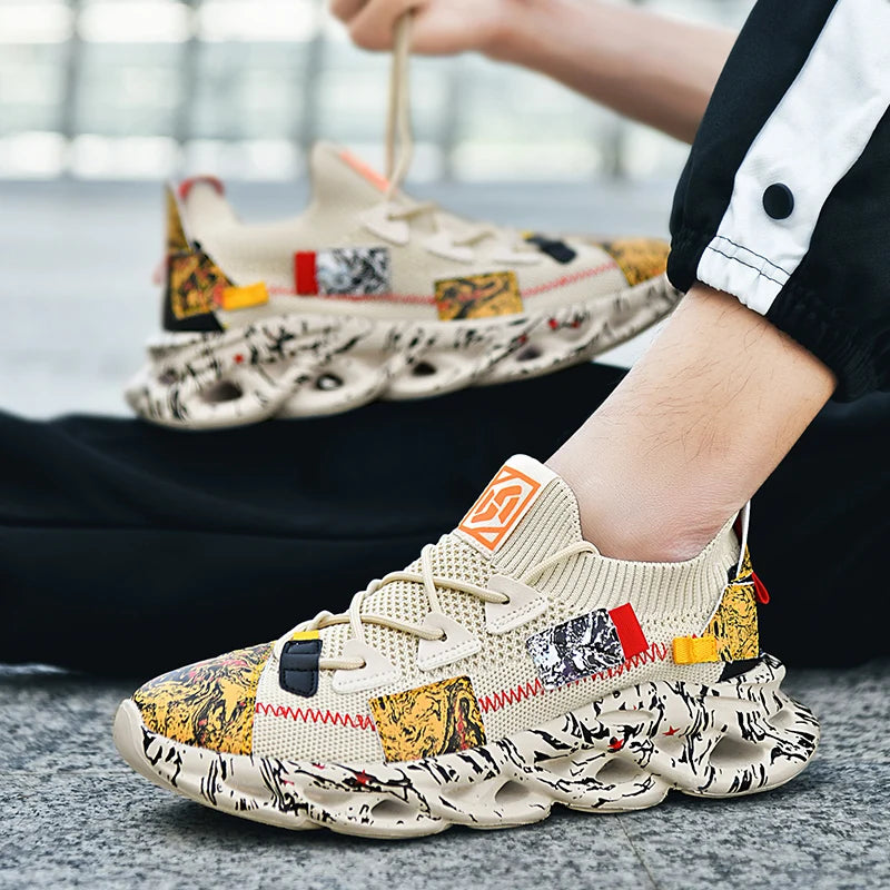 Men's Breathable Casual Trainer Running Sneakers
