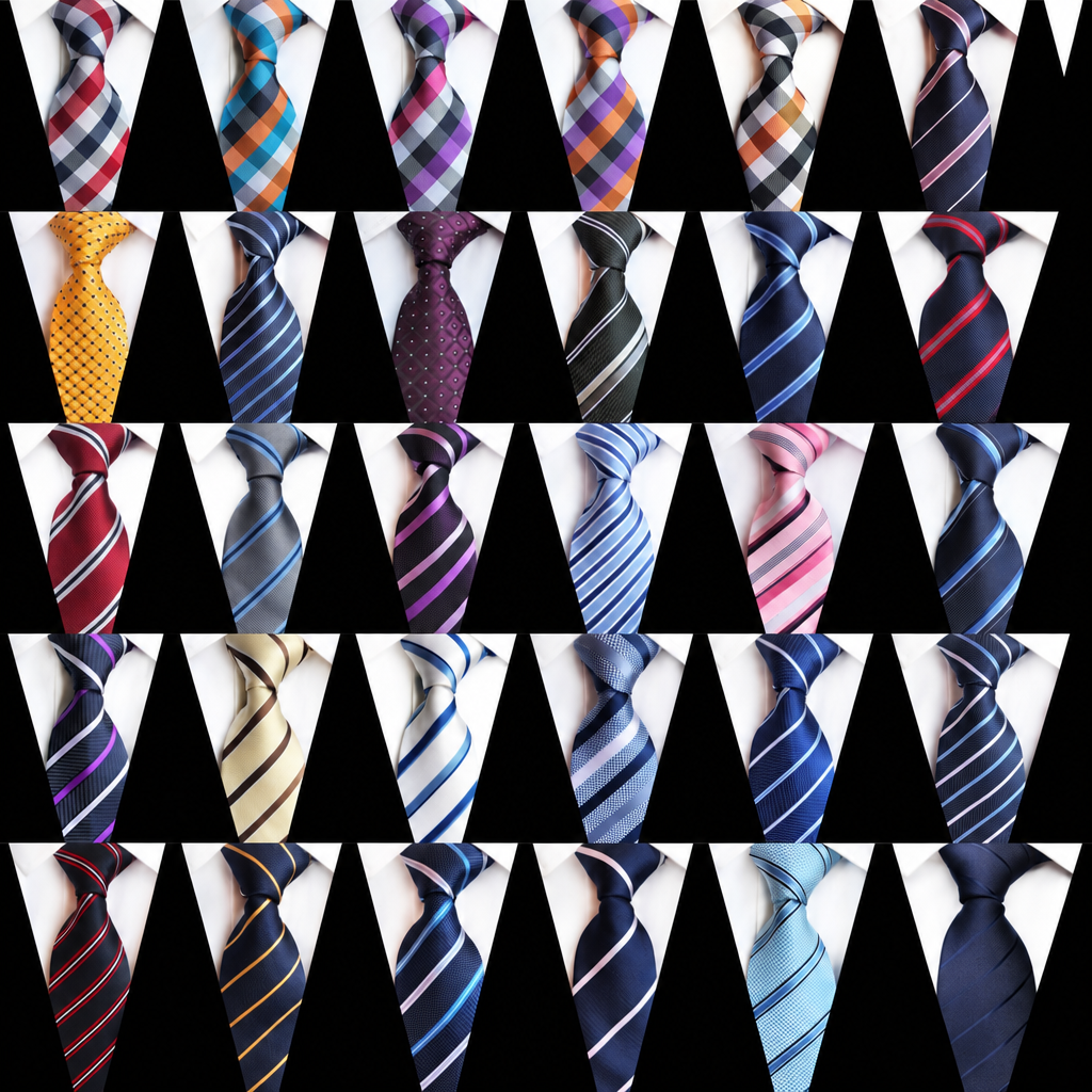 Men's business necktie classic 8cm tie color variants